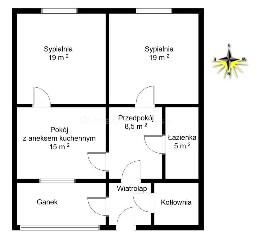 Dom 90,00 m², oferta nr , HAJI289, Osiny