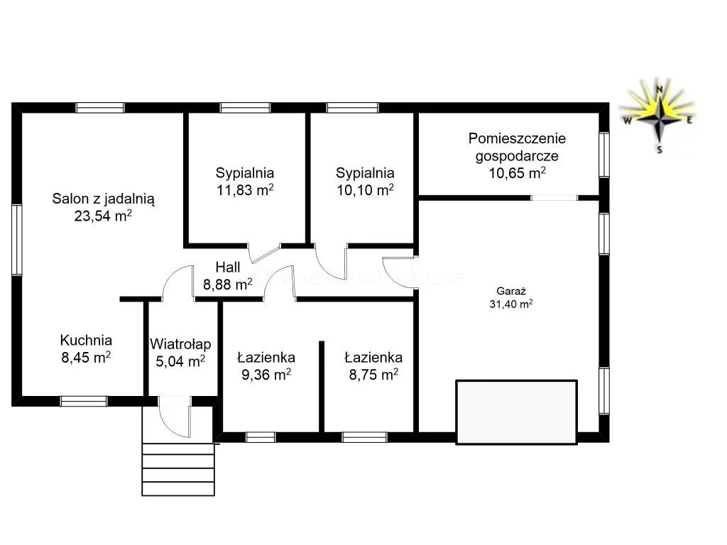 Dom 96,60 m², oferta nr , XEXY495, Szczecinek