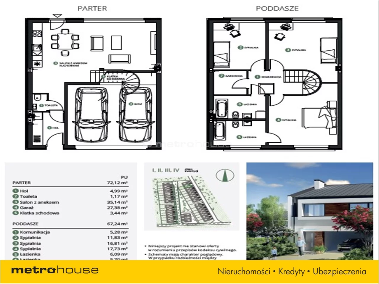 Dom 139,36 m², oferta nr , XUWY302, Banino
