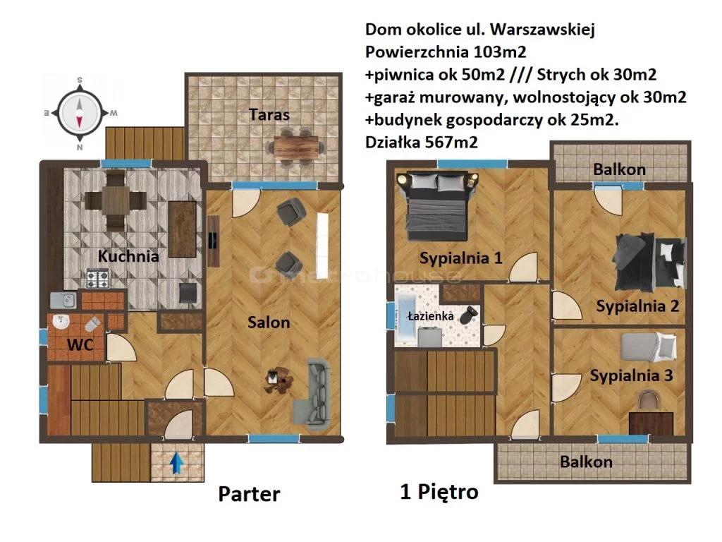 Dom 103,00 m², oferta nr , SDJIBY334, Biała Podlaska