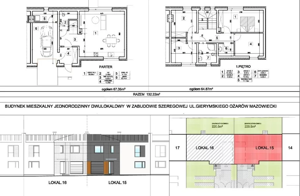 Dom 121,00 m², oferta nr , SDDOSE154, Ożarów Mazowiecki, Gierymskiego
