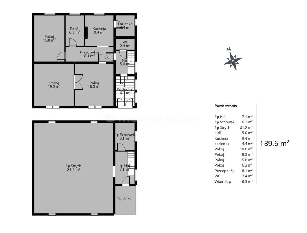 Dom 189,60 m², oferta nr , SDBUDO333, Łódź, Bałuty, Bałuty, Gliniana
