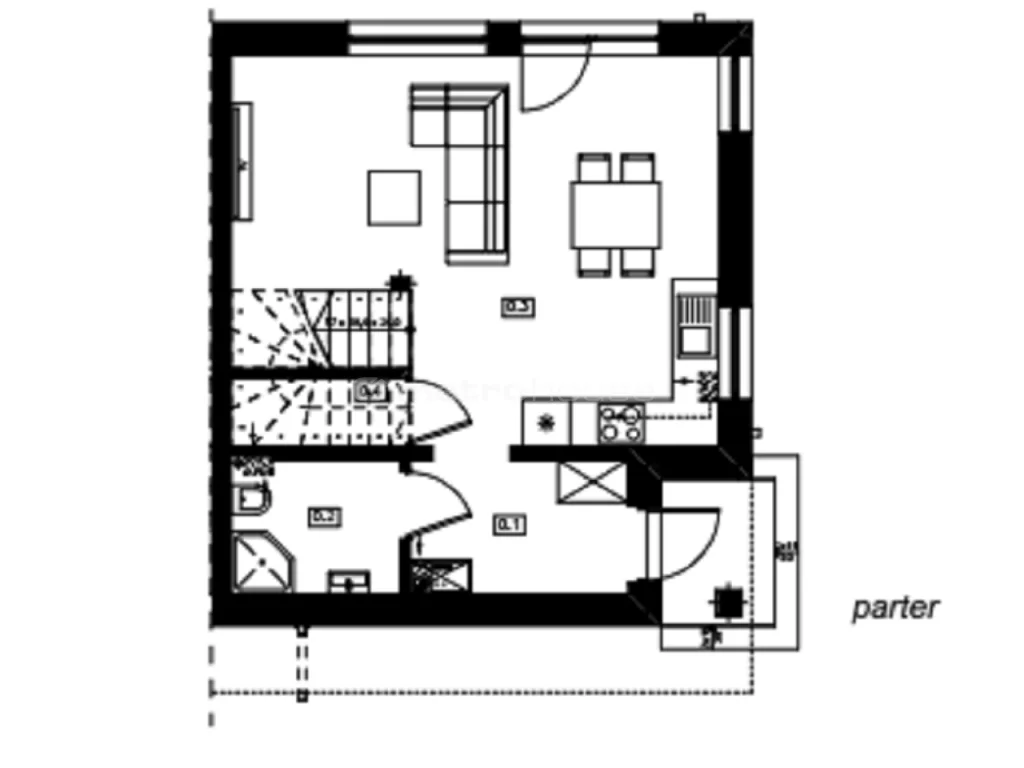 Dom 76,25 m², oferta nr , SDKATO966, Grodzisk Mazowiecki