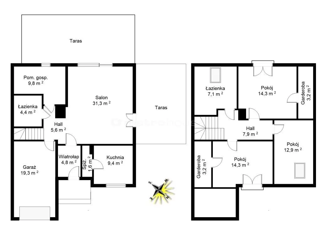 Dom i rezydencja 148,50 m², oferta nr , CAFO640, Grzybowo