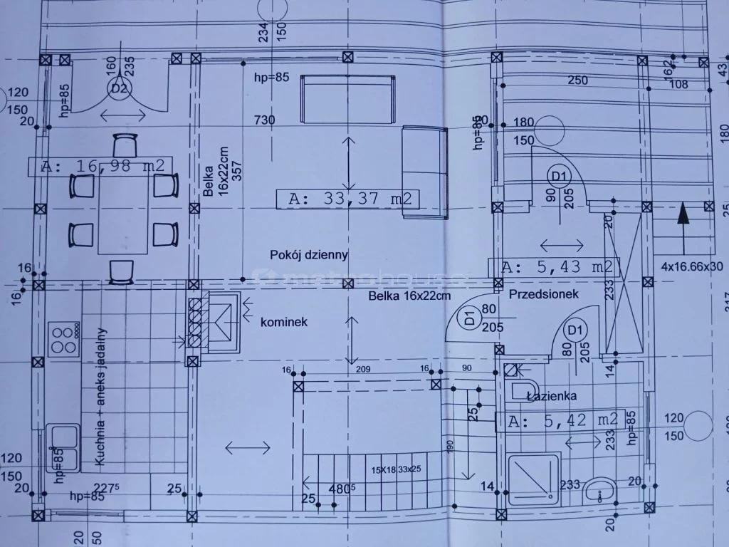 Dom 138,00 m², oferta nr , SDCERU648, Gzowo