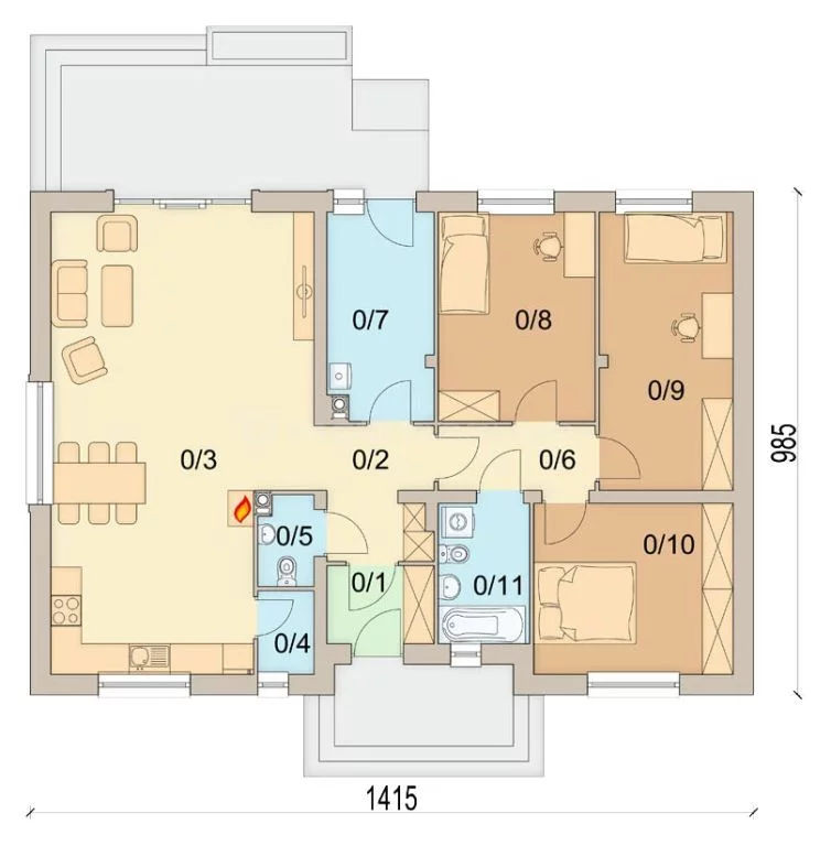 Dom 108,00 m², oferta nr , BEMO217, Janikowo