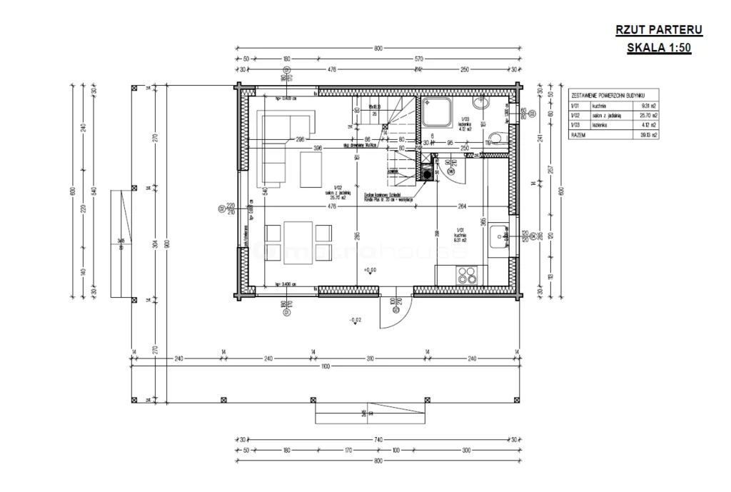 Dom 80,00 m², oferta nr , SDMOBA864, Jerzyska