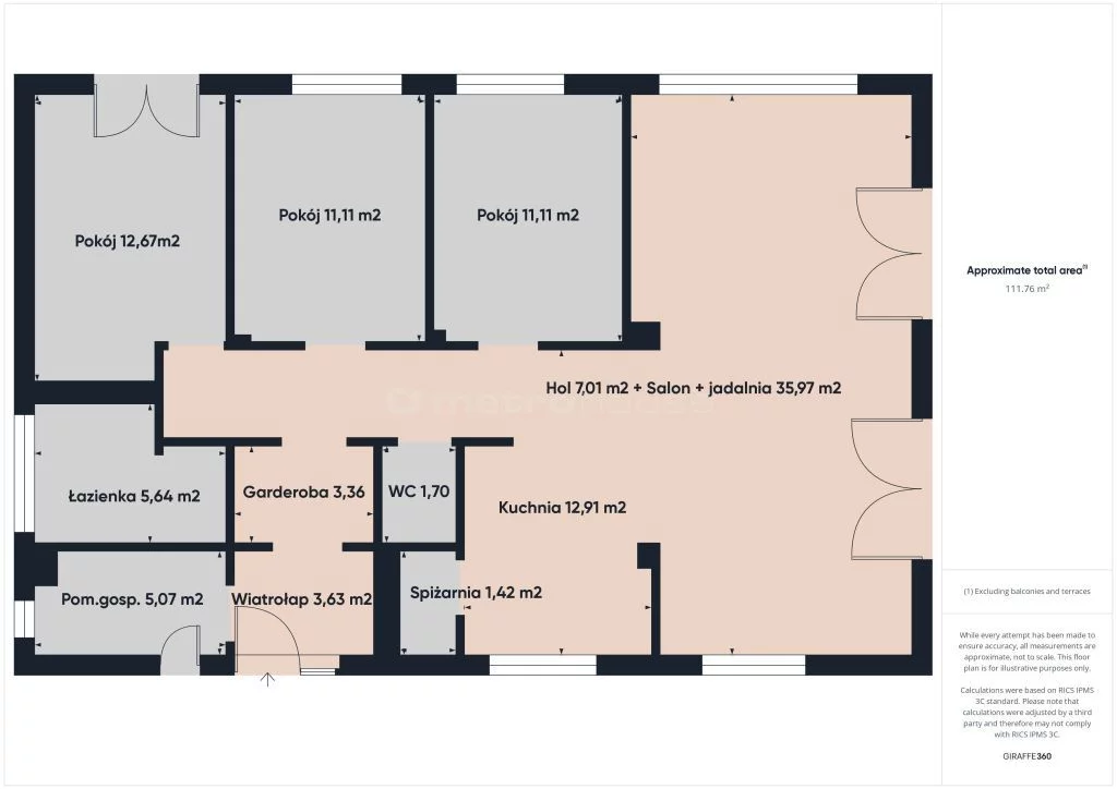 Dom i rezydencja 112,00 m², oferta nr , SDNUBU133, Kalinowo