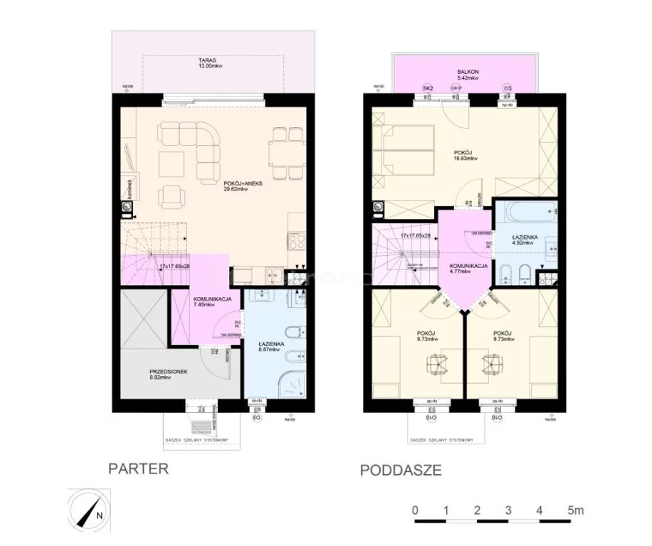 Dom i rezydencja 118,05 m², oferta nr , HECE375, Kołobrzeg
