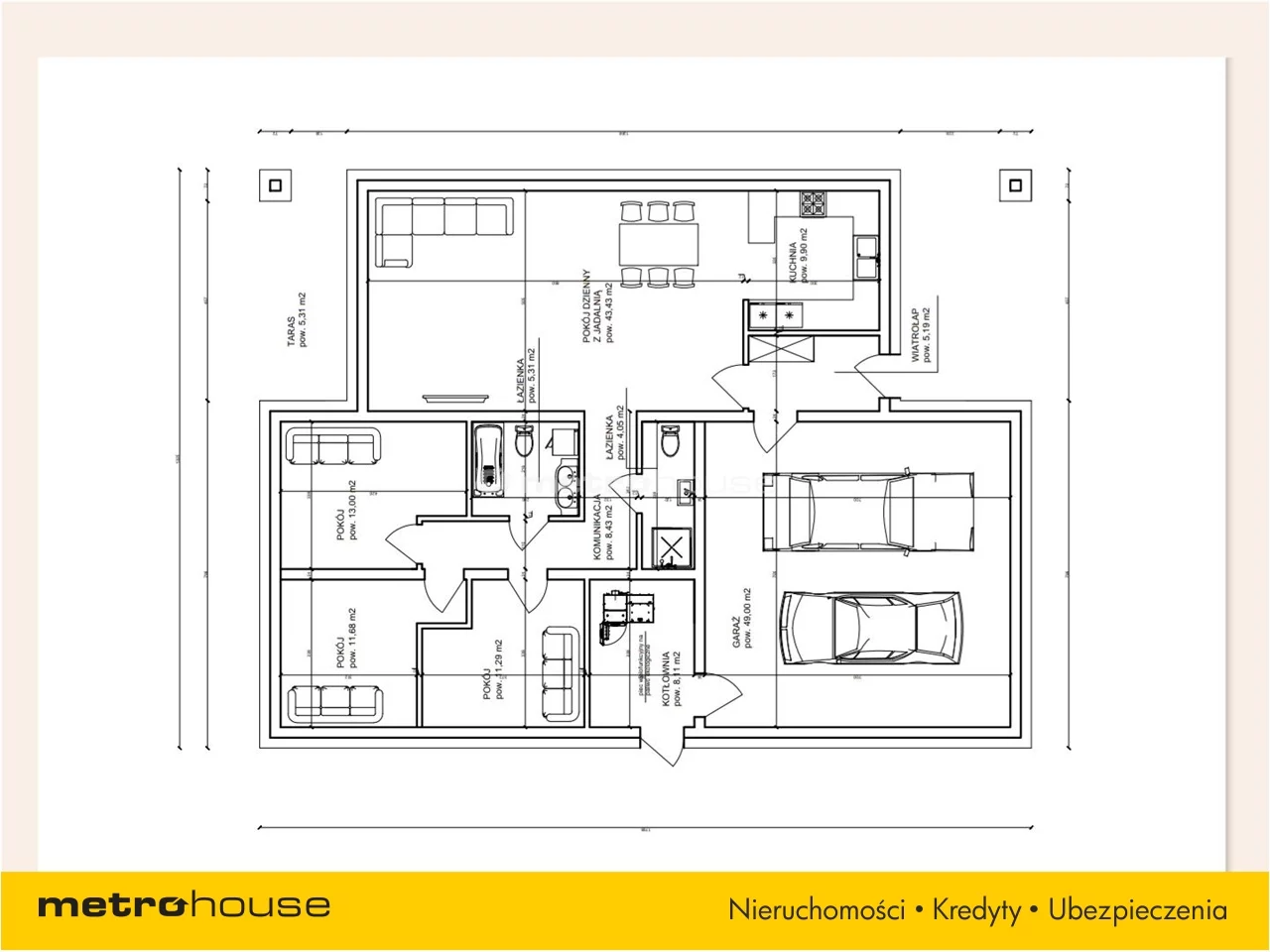 Dom 170,11 m², oferta nr , ZYMY761, Księży Dwór