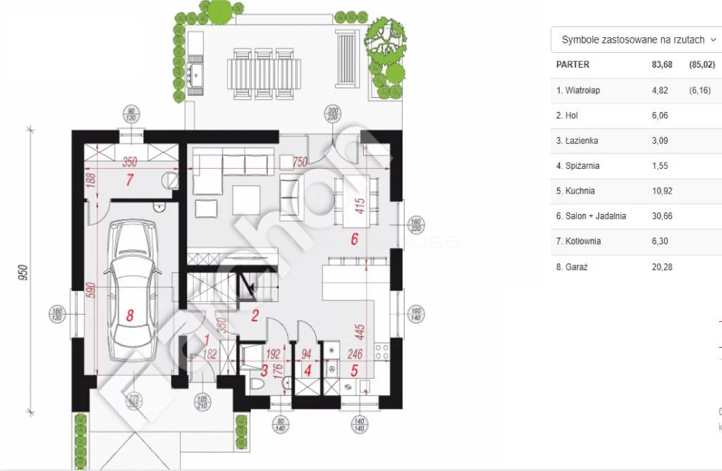 Dom 174,00 m², oferta nr , SDVUDE986, Kudrowice