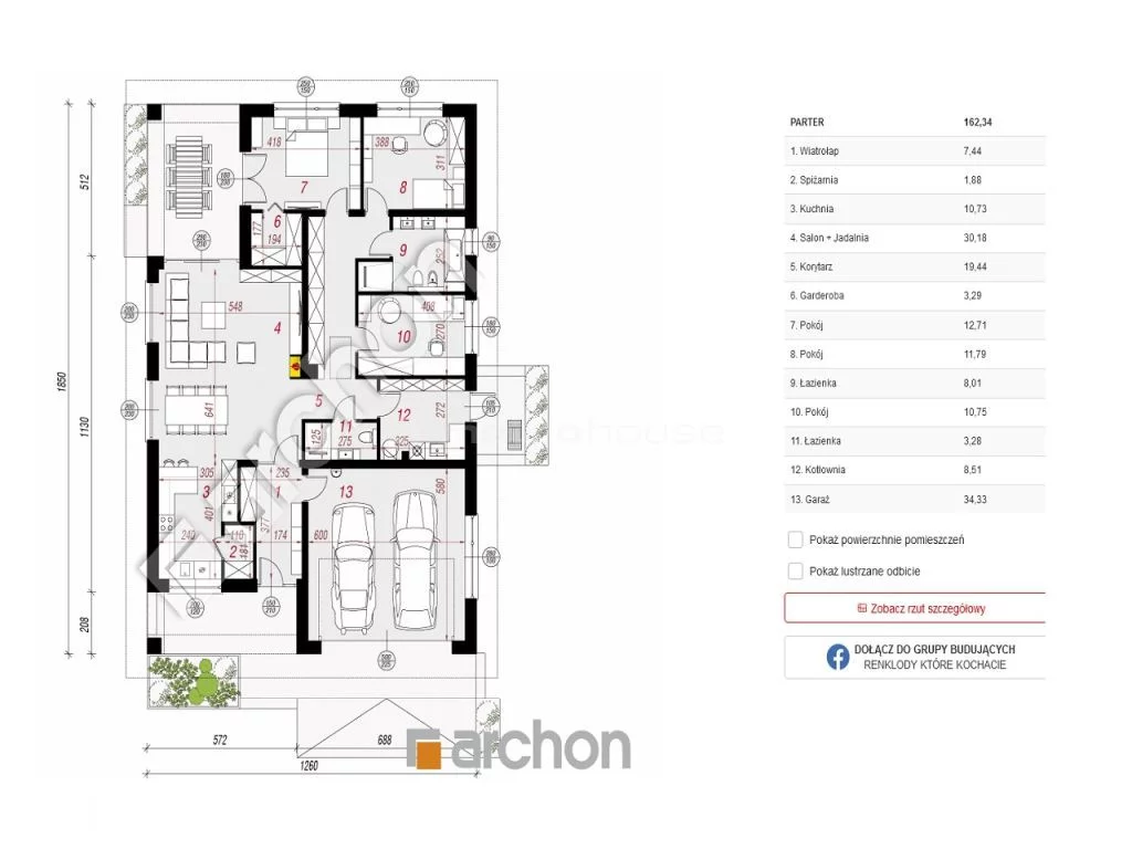 Dom 162,34 m², oferta nr , SDCICY340, Leśna Podlaska