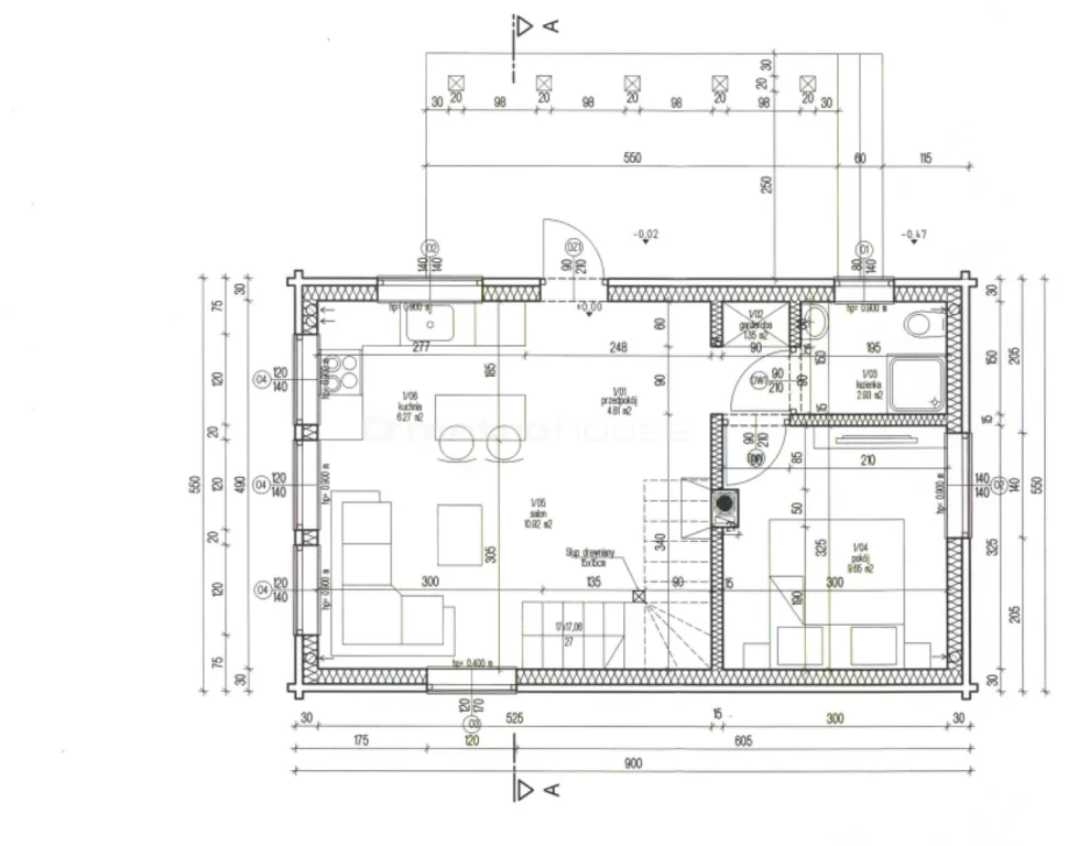 Dom 84,00 m², oferta nr , SDBUZY301, Łochów
