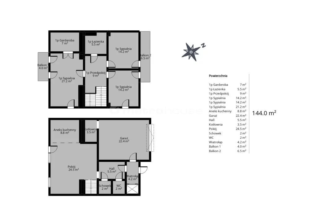 Dom i rezydencja 144,11 m², oferta nr , SDMUCA657, Łódź, Górna, Górna