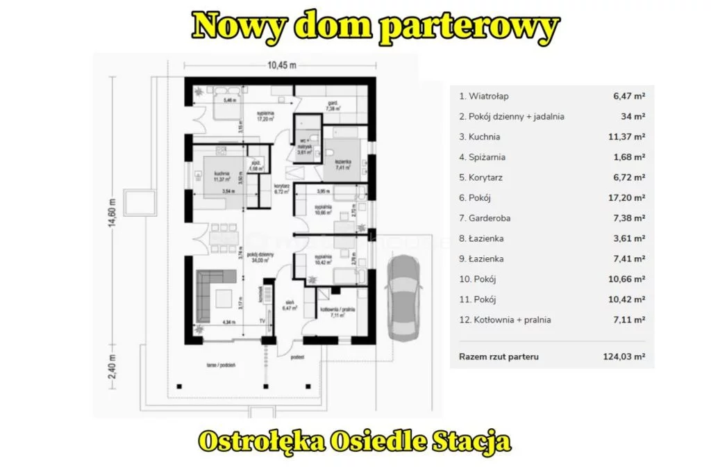 Dom 124,00 m², oferta nr , SDVEVO118, Ostrołęka, Marynarzy 1 batalionu pułku morskiego