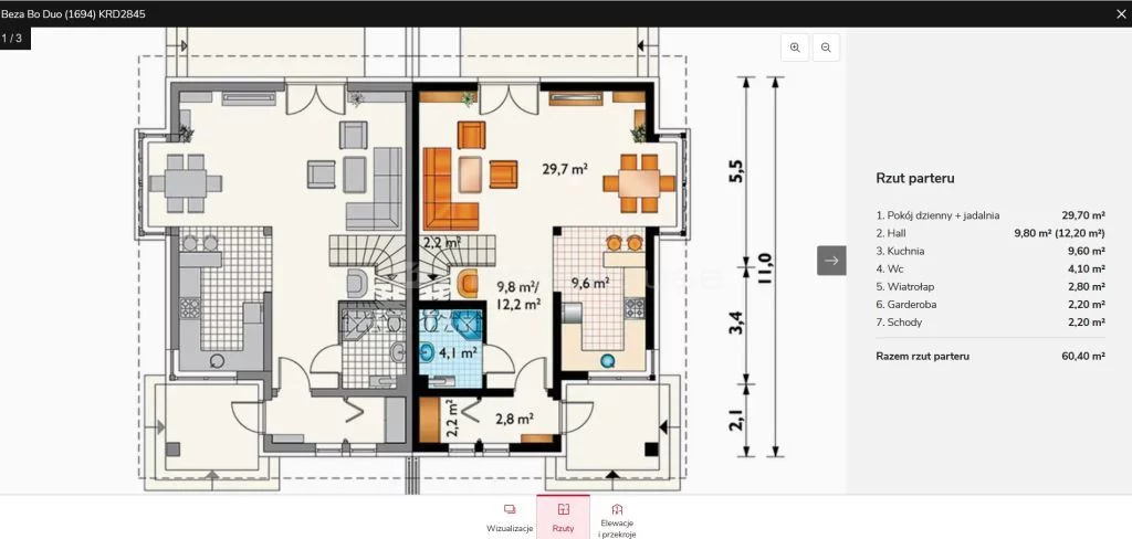 Dom 116,90 m², oferta nr , SDSAPO279, Nieżywięć