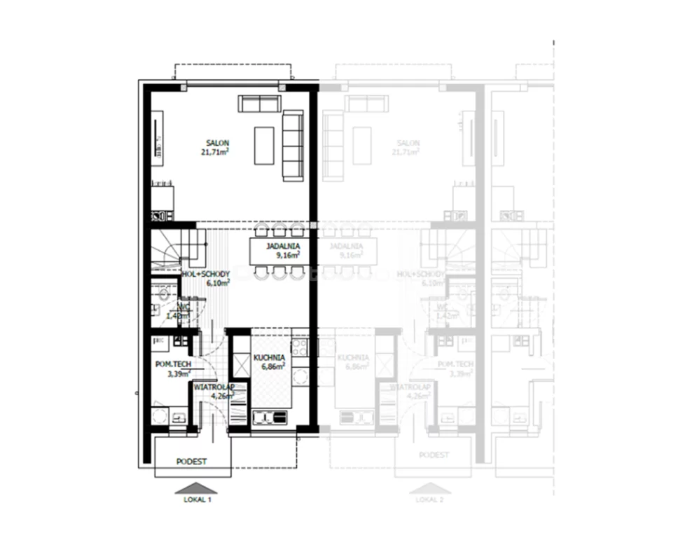 Dom i rezydencja 103,00 m², oferta nr , SDHUTA287, Serock