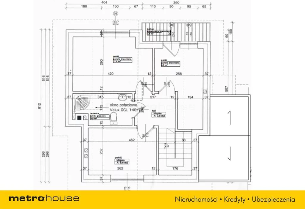 Dom 100,00 m², oferta nr , SDSUJU608, Nowy Lubiel, Skryta