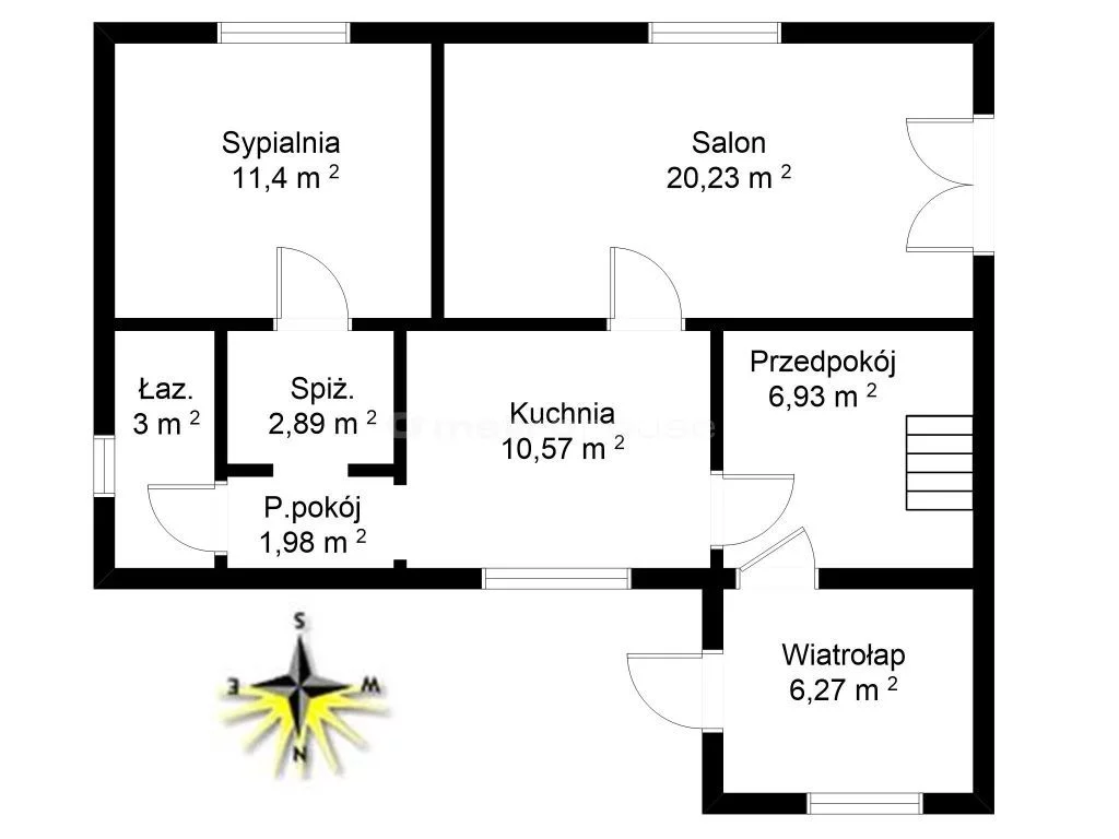Dom 113,38 m², oferta nr , WAZE011, Tuczki