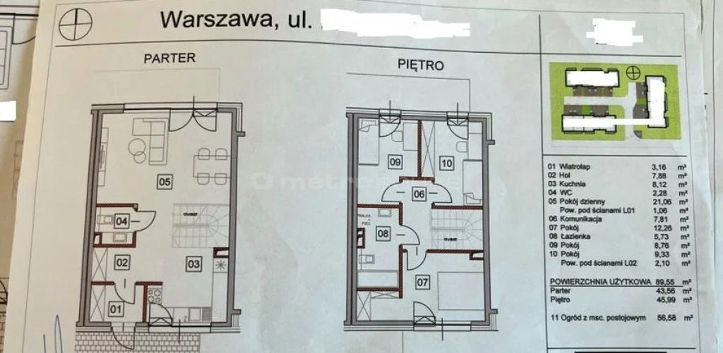 Dom i rezydencja 89,55 m², oferta nr , HOGA670, Warszawa, Wawer, Wawer