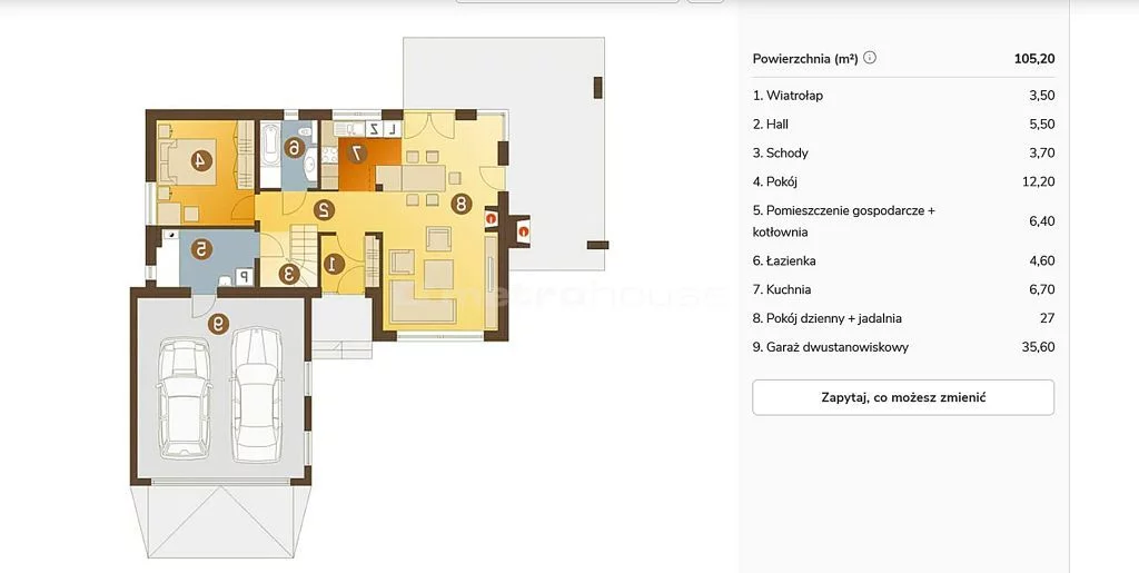Dom 161,30 m², oferta nr , SDLACE609, Mrzezino, Wrzosowa