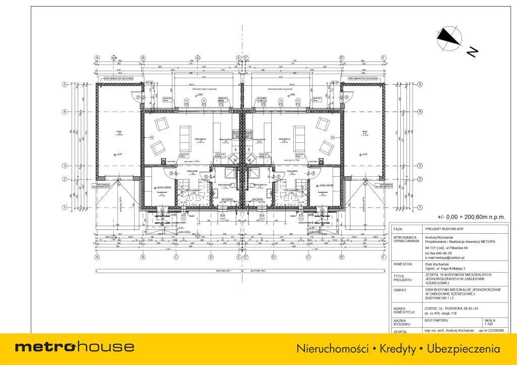 Dom 128,00 m², oferta nr , JAKY235, Zgierz