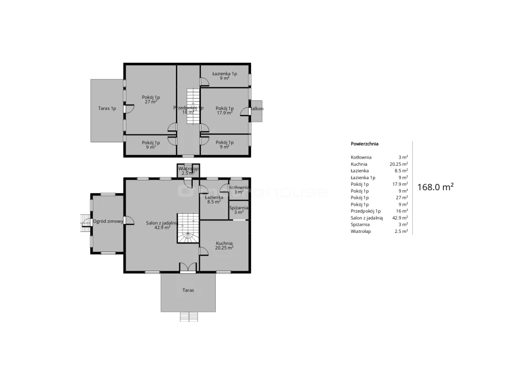 Dom 168,00 m², oferta nr , SDKERA400, Grotniki, Zielona