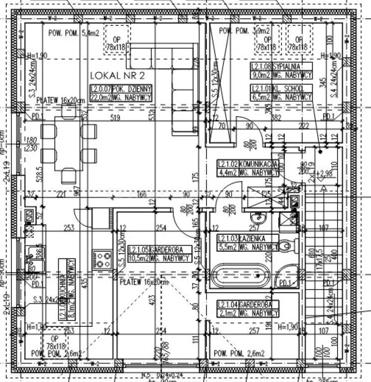 Dom i rezydencja 122,30 m², oferta nr , ZEDO983, Adamowizna