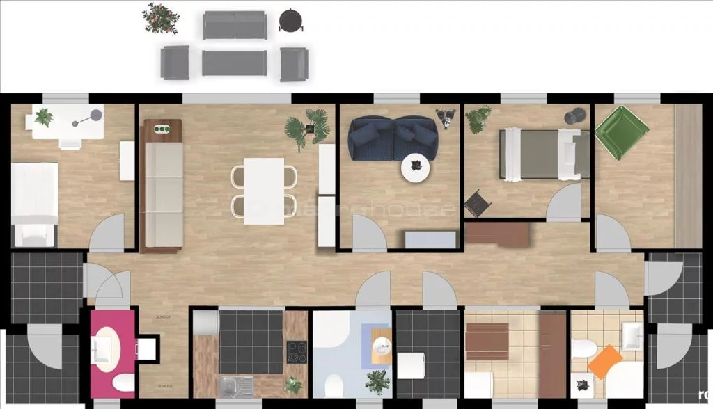 Dom i rezydencja 133,49 m², oferta nr , BAJA115, Anielin Swędowski