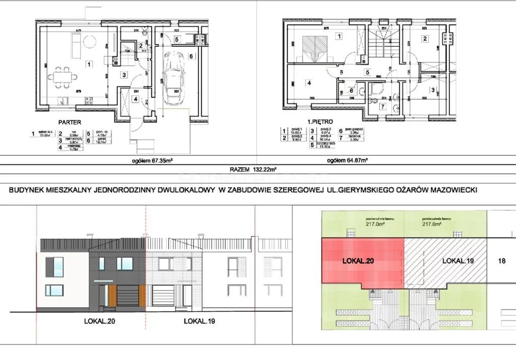 Dom 132,00 m², oferta nr , SDNURO446, Ożarów Mazowiecki, Gierymskiego