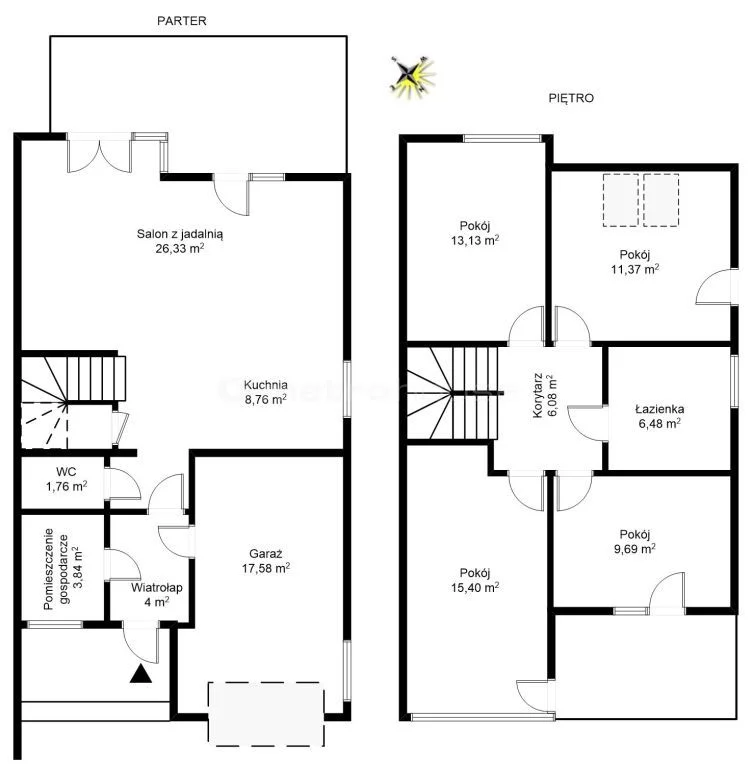 Dom i rezydencja 131,60 m², oferta nr , MONO471, Kołobrzeg