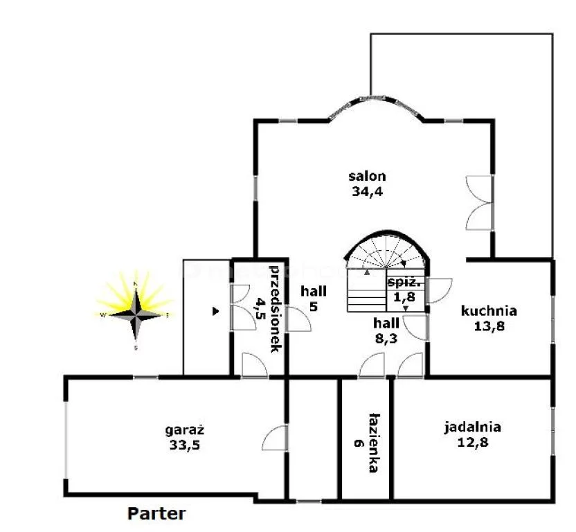 Dom 175,70 m², oferta nr , DADE578, Kurzętnik