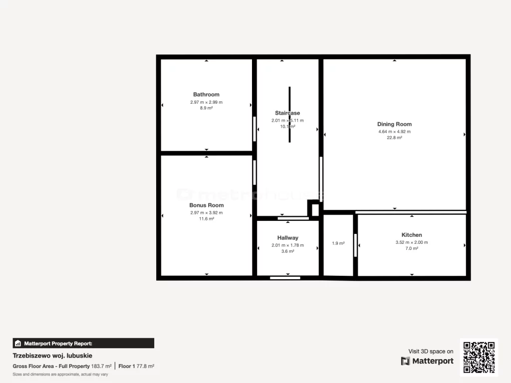 Dom 152,00 m², oferta nr , SDJUSA922, Trzebiszewo, Młyńska