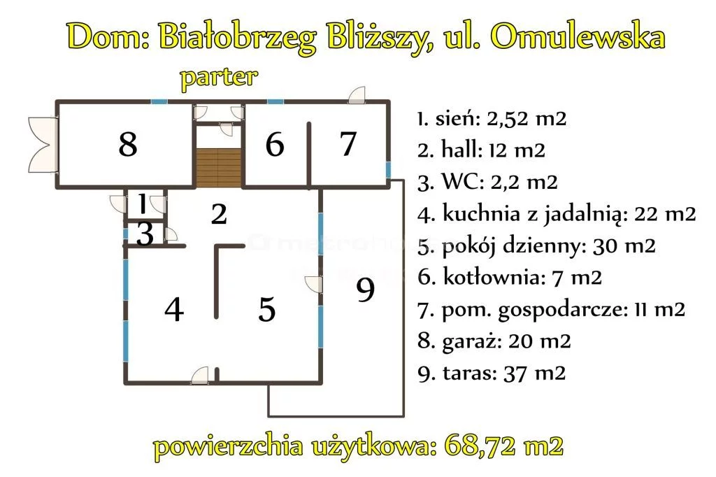Dom 200,22 m², oferta nr , SDJILE679, Białobrzeg Bliższy, Omulewska