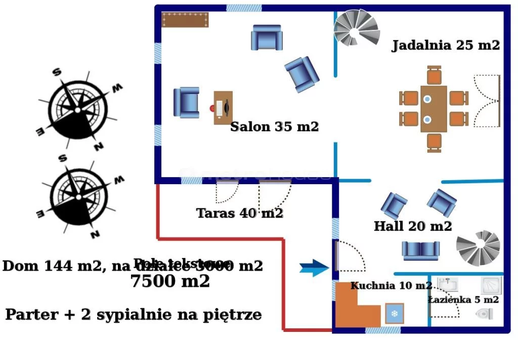 Dom i rezydencja 144,00 m², oferta nr , RUXI694, Otwock