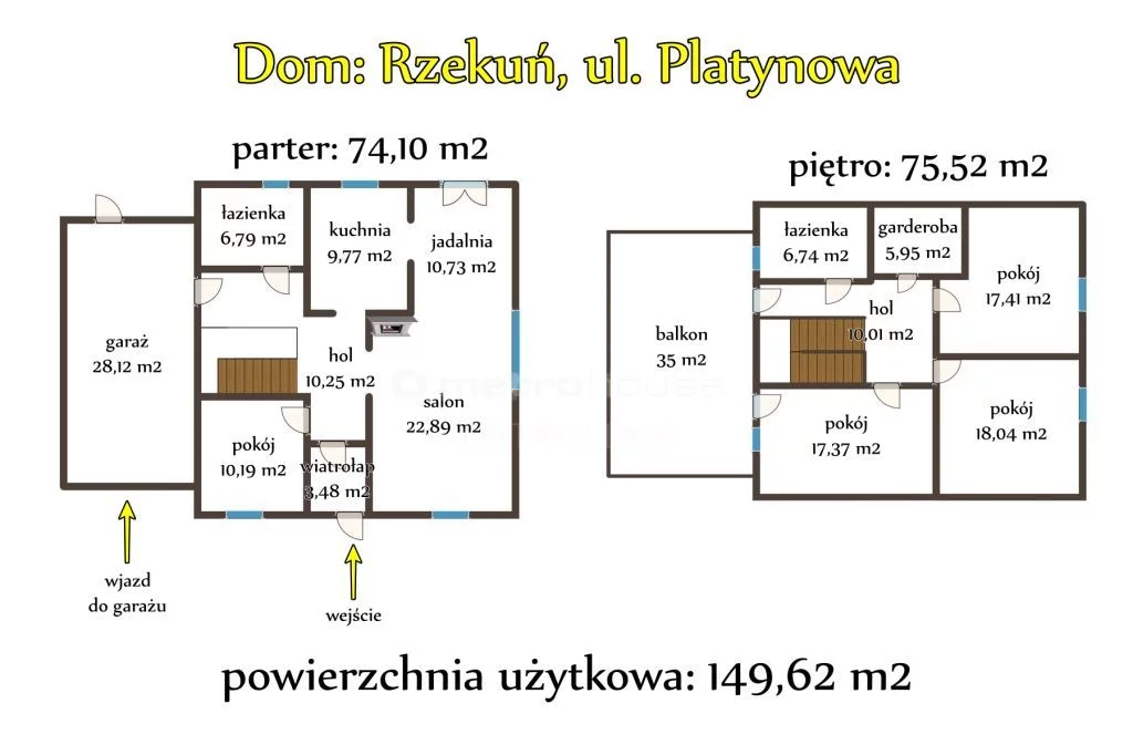 Dom 177,74 m², oferta nr , SDGUGO619, Rzekuń, Platynowa