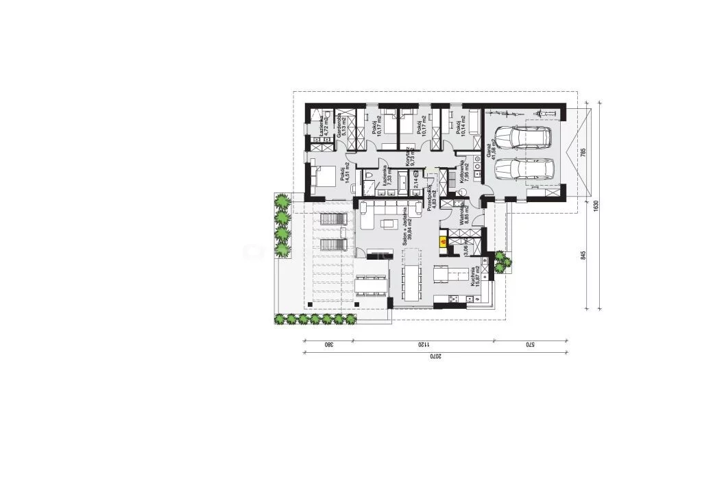 Dom 196,00 m², oferta nr , SDDUZA669, Pobyłkowo Małe