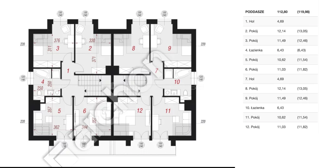 Dom 131,50 m², oferta nr , SDBUVA666, Sadowa