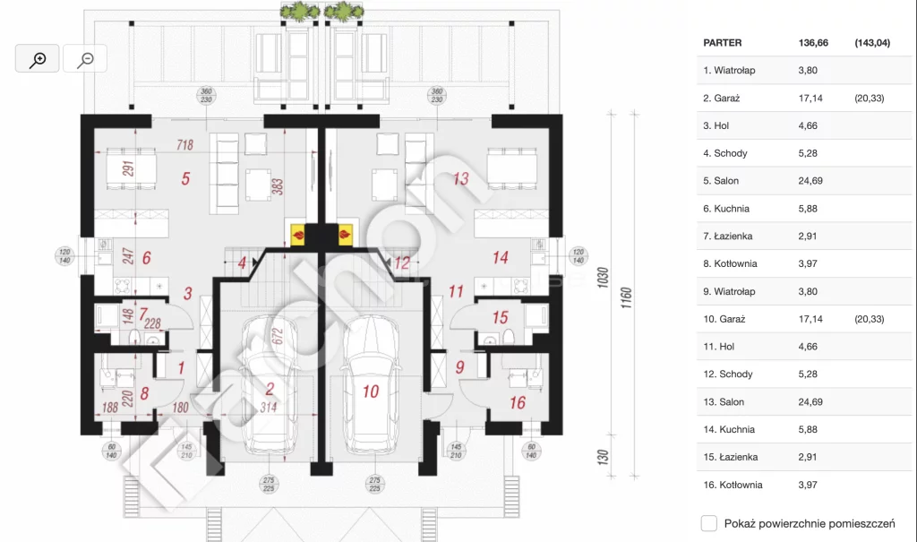 Dom 131,50 m², oferta nr , SDBUVA666, Sadowa