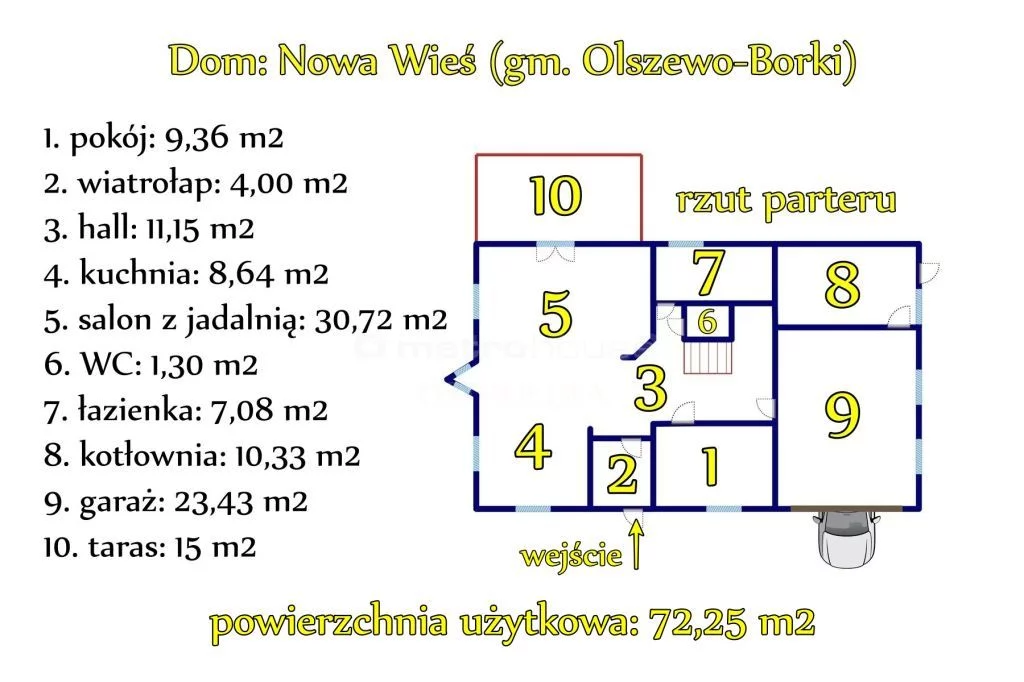 Dom i rezydencja 160,44 m², oferta nr , SDSITI573, Nowa Wieś, Wesoła