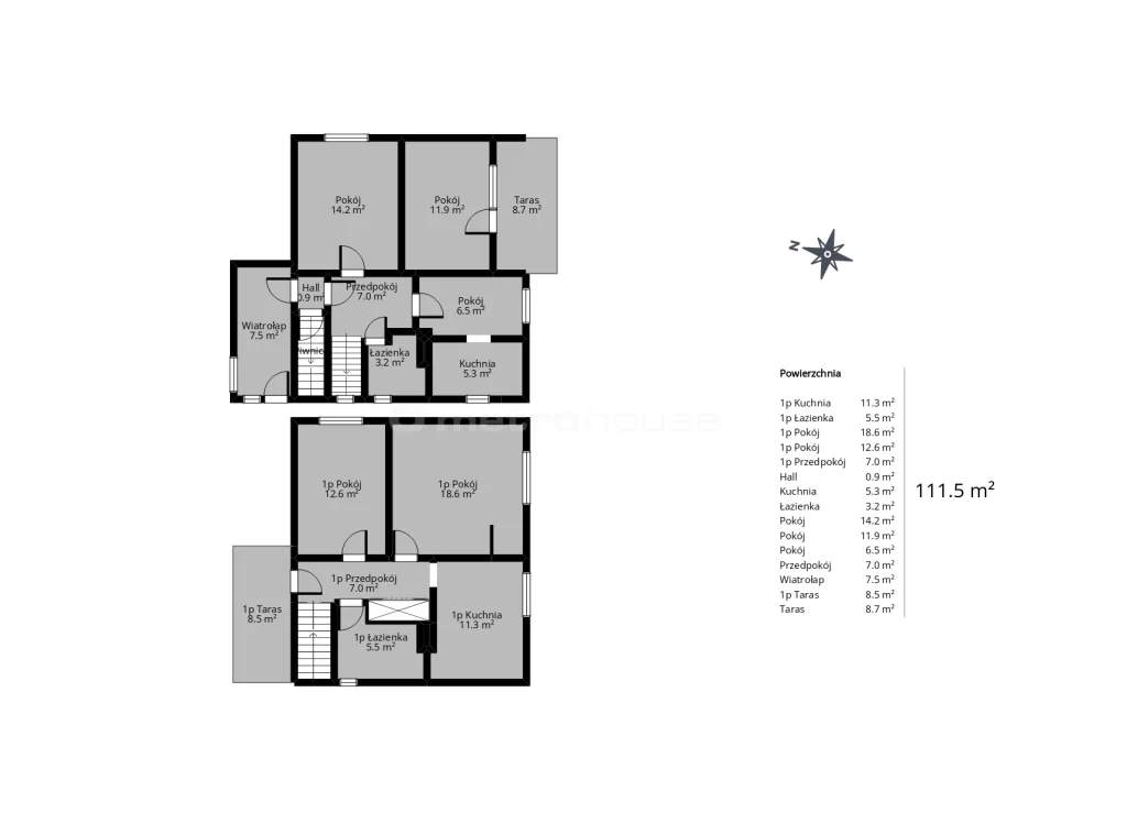 Dom 111,50 m², oferta nr , SDHEVE272, Łódź, Polesie, Polesie, Złotno