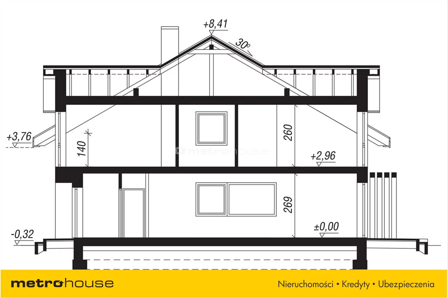 Dom 128,00 m², oferta nr , HONU468, Górno