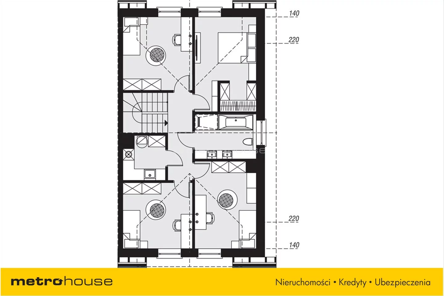 Dom 128,00 m², oferta nr , HONU468, Górno