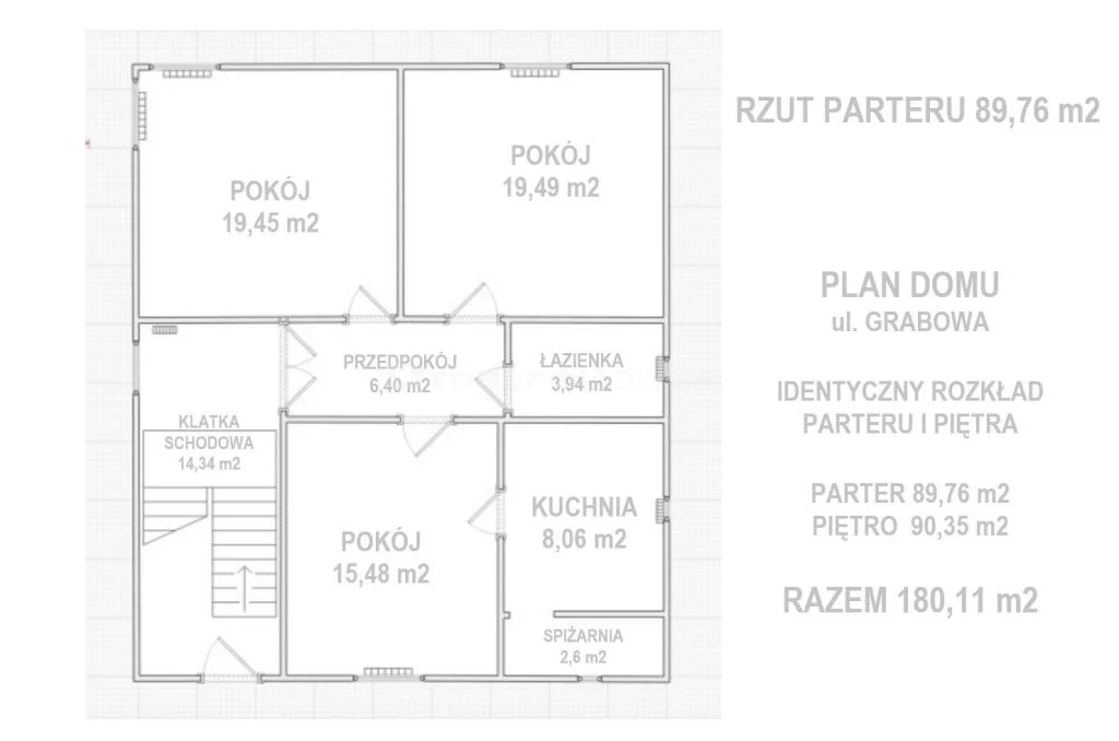 Dom 180,00 m², oferta nr , SDVEGA245, Tychy, Grabowa
