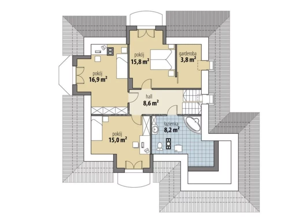 Dom i rezydencja 186,00 m², oferta nr , SDFAMI190, Grodzisk Mazowiecki