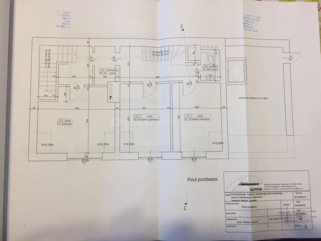 Dom 160,50 m², oferta nr , SDPUME249, Warszawa, Mokotów, Mokotów, Gwintowa