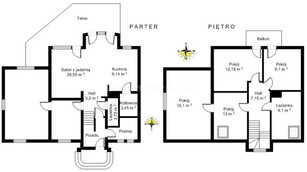 Dom i rezydencja 165,00 m², oferta nr , DENU830, Łazy