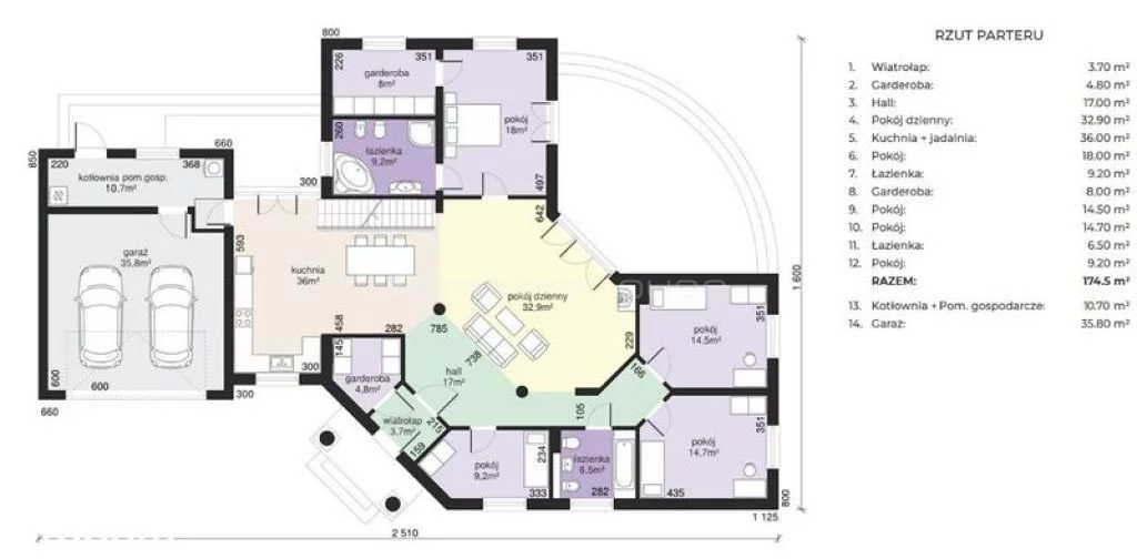 Dom i rezydencja 357,00 m², oferta nr , BIRO488, Dąbrowa