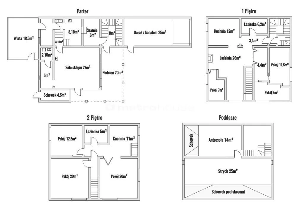 Dom 240,00 m², oferta nr , PIKA343, Pruszków