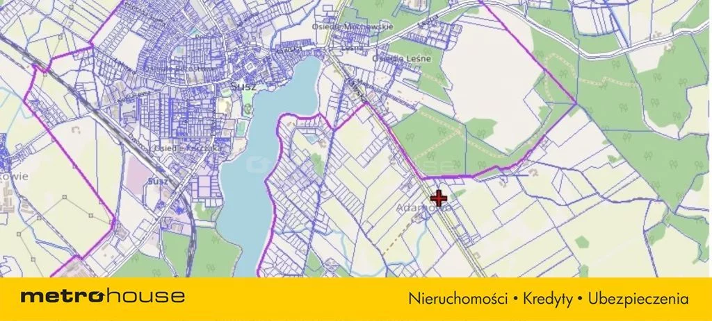 Działka 1 618,00 m², oferta nr , SGCUDU338, Adamowo